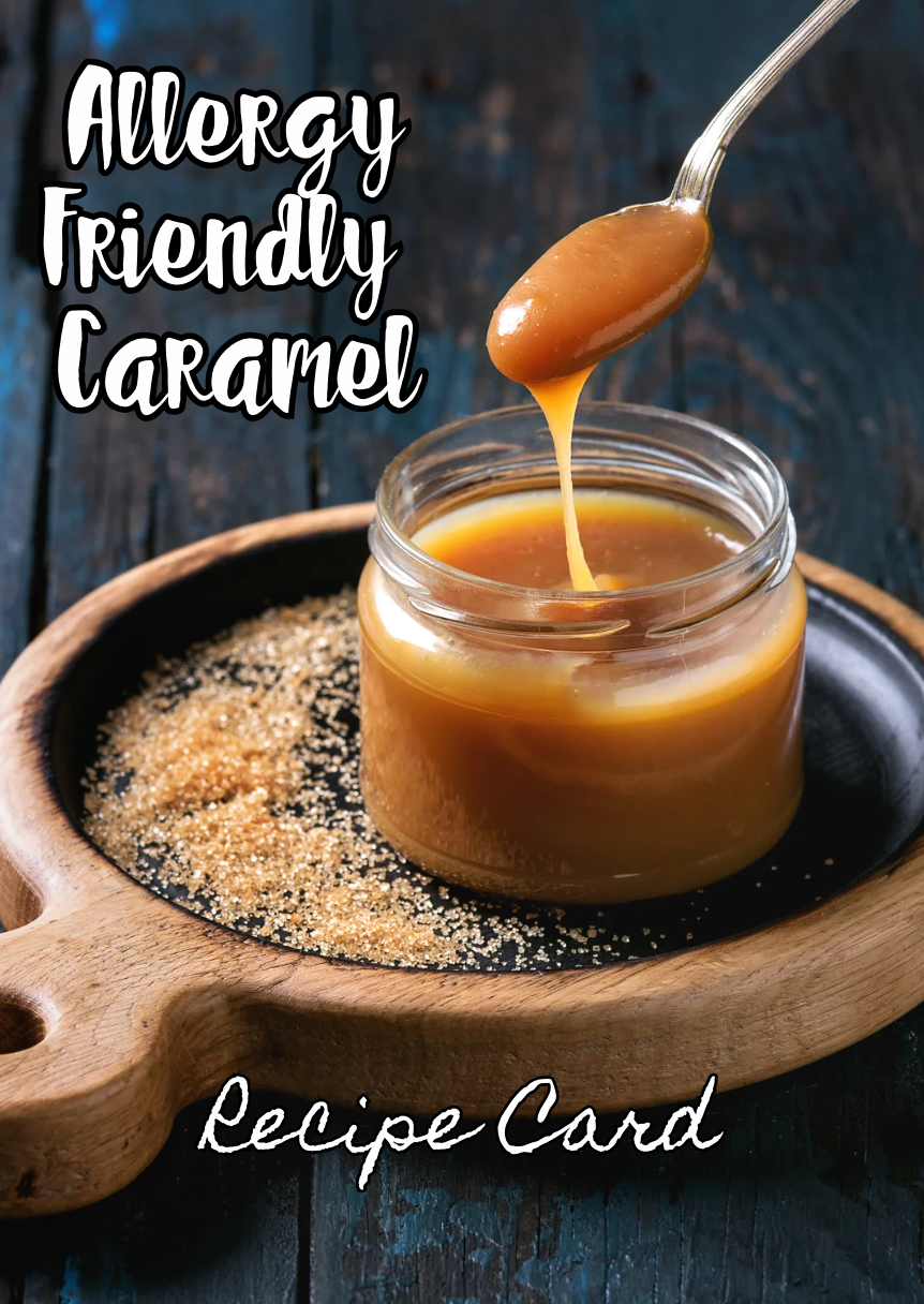 Free From Caramel Recipe Card - Cultured Bakehouse