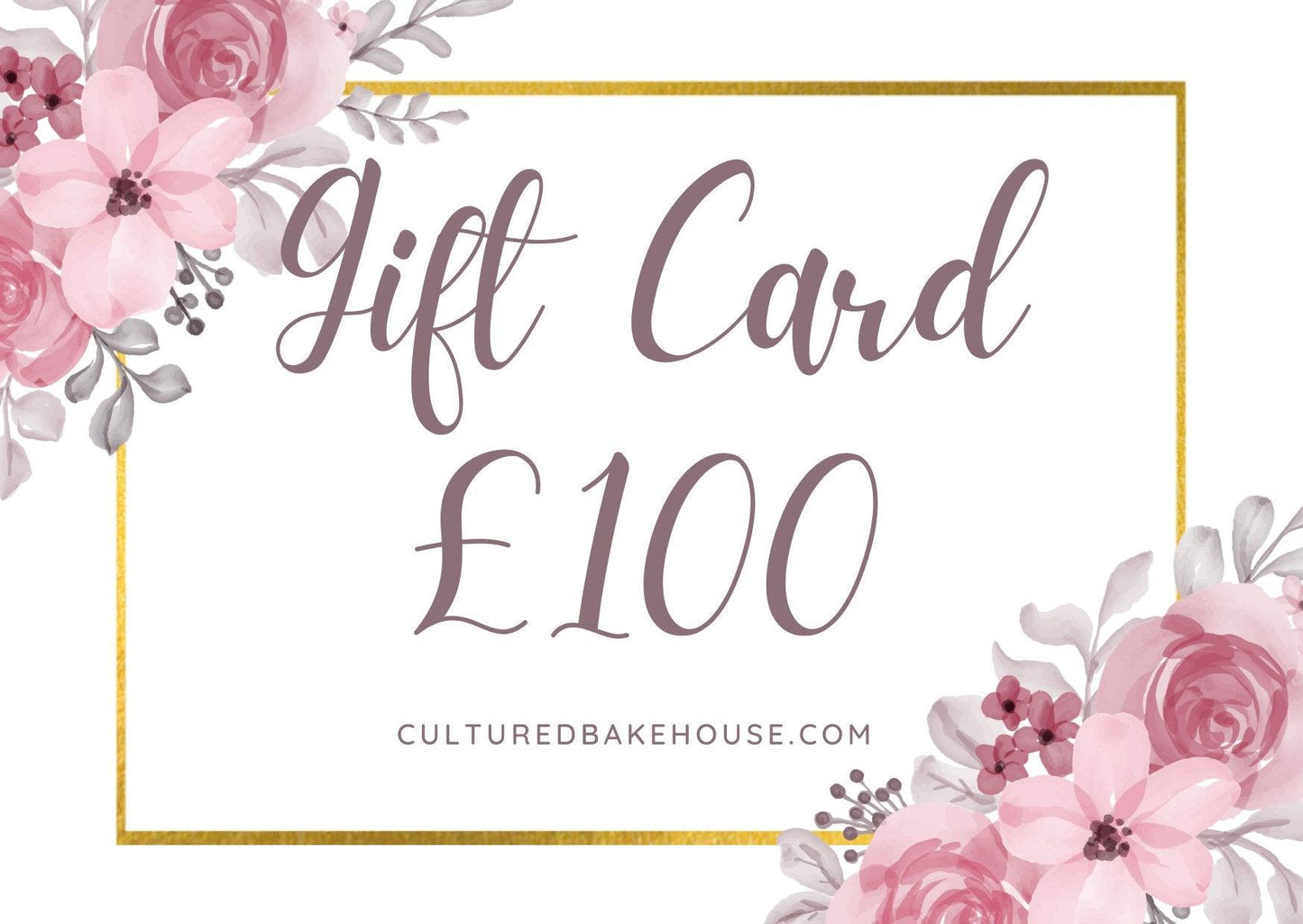 CB Gift Cards - Cultured Bakehouse