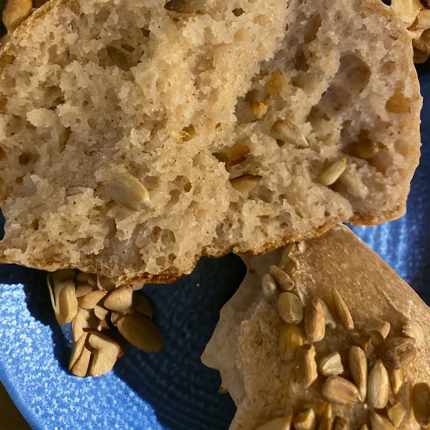 Seeded Sourdough Bread Buns