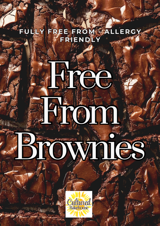Free From Brownies Recipe Card
