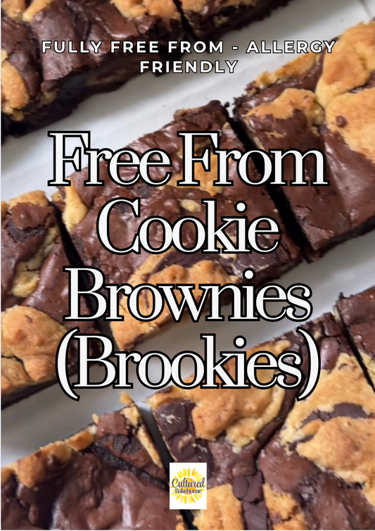 Allergy Friendly Brookie Recipe Card