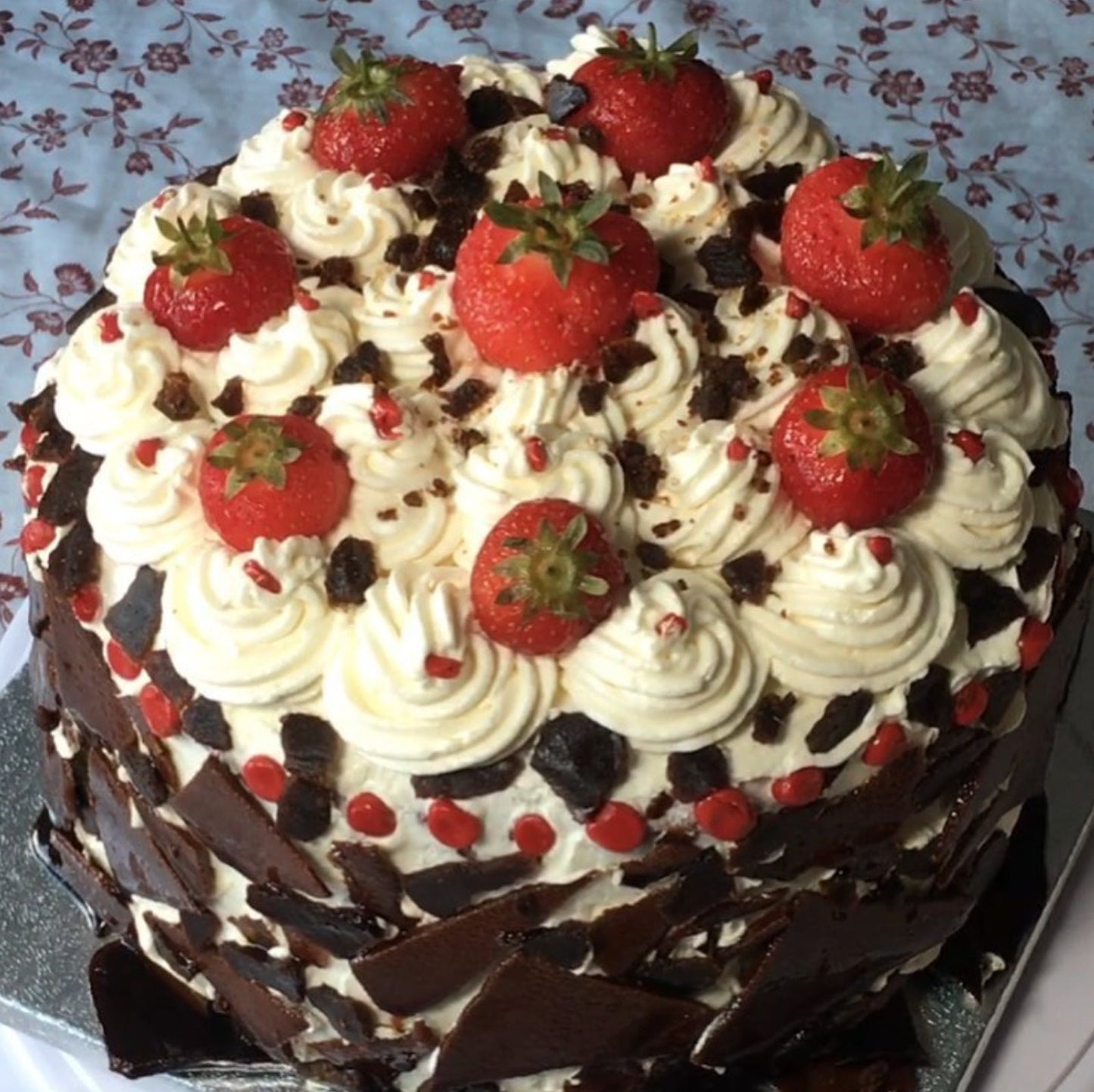 Creamy Strawberry Delight Cake - Cultured Bakehouse