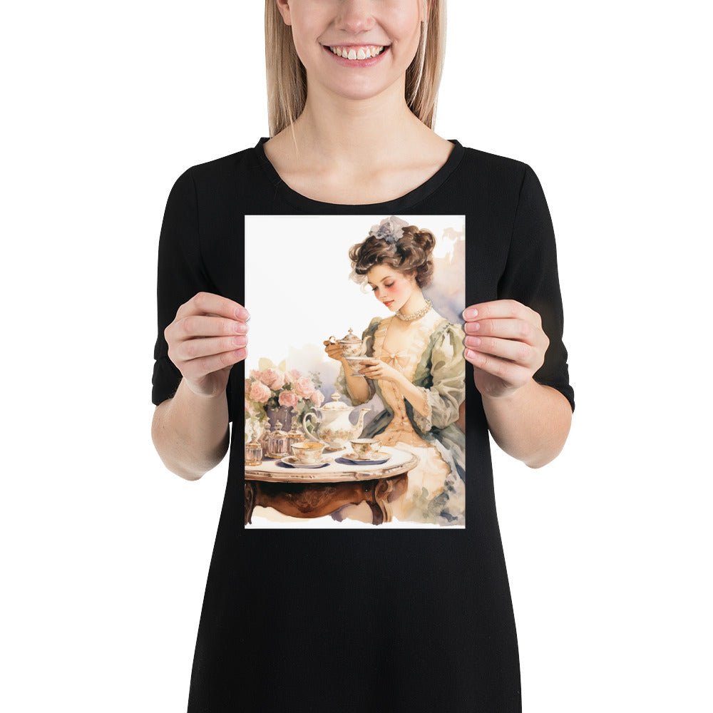 Tea Lady Poster - Cultured Bakehouse